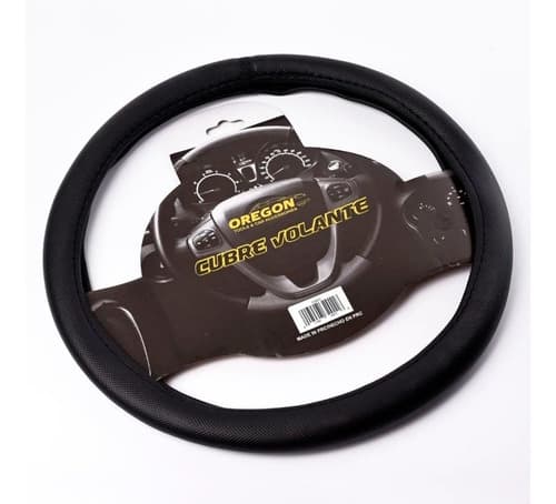 Cubre Volante Cuero 38cm Negro Calidad Superior - Negro