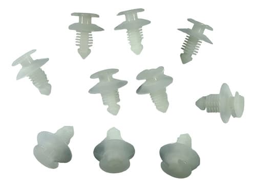 Kit X10 Grampas Panel Tapizado Vw Gol G1 Ab9 G3 Power - Blanco